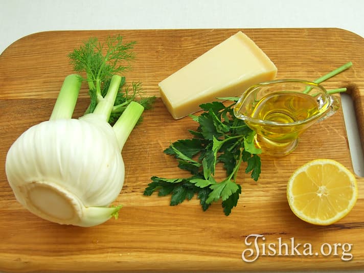 Итальянский салат из фенхеля - Кулинарный пошаговый рецепт с фото.